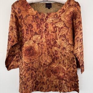 Vintage Colour Works Patterned Top